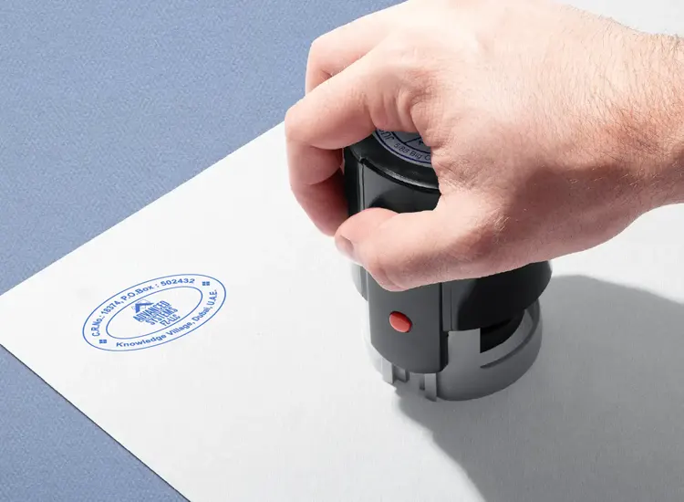 Oval Stamp Product Image